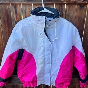 Pacer Women’s Pink n White Snow Jacket